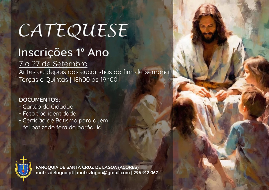 Inscrições para Catequese 2025