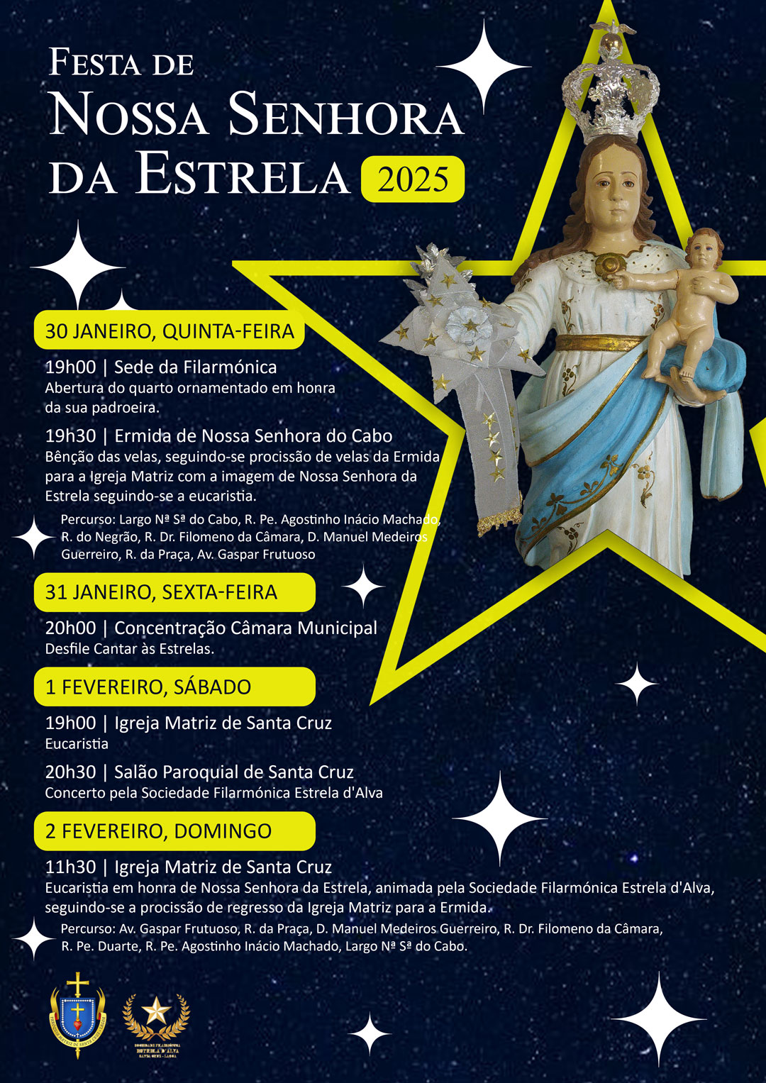 Festa Nossa Senhora da Estrela 2025