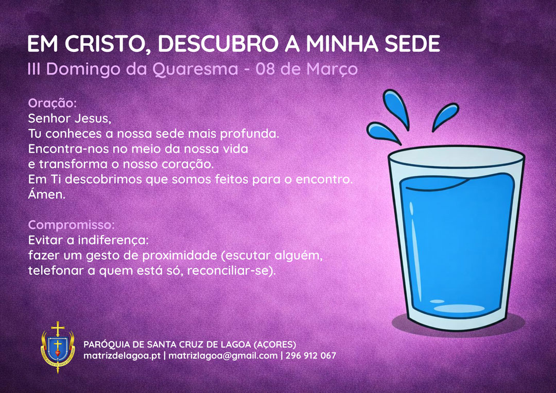 III Domingo da Quaresma
