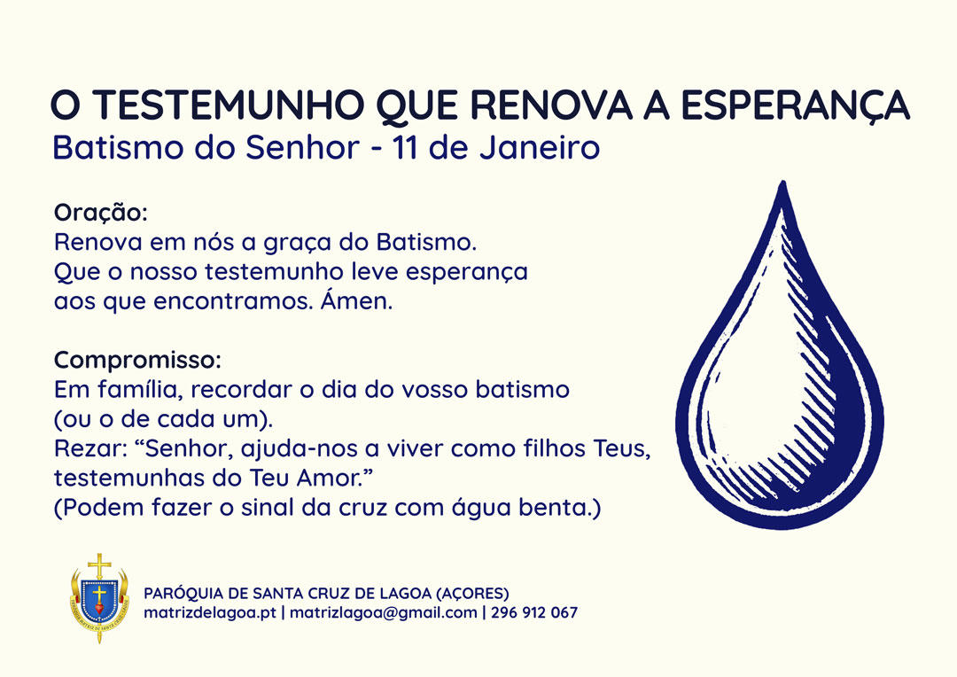 Domingo do Batismo do Senhor