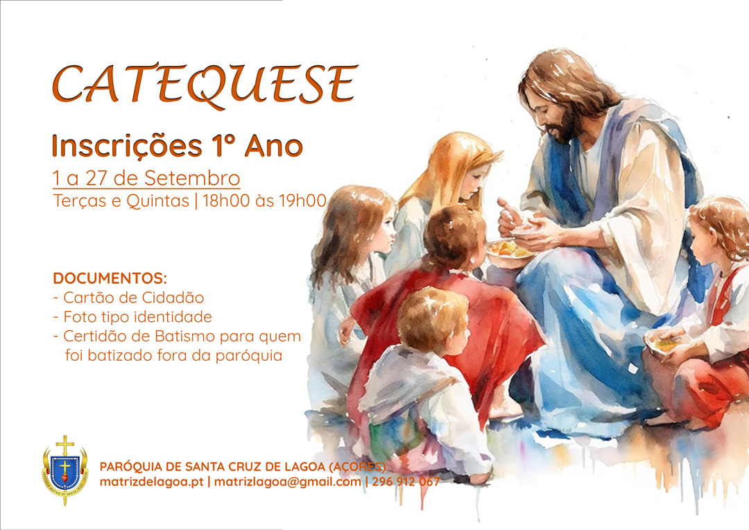 Inscrições para Catequese 2026