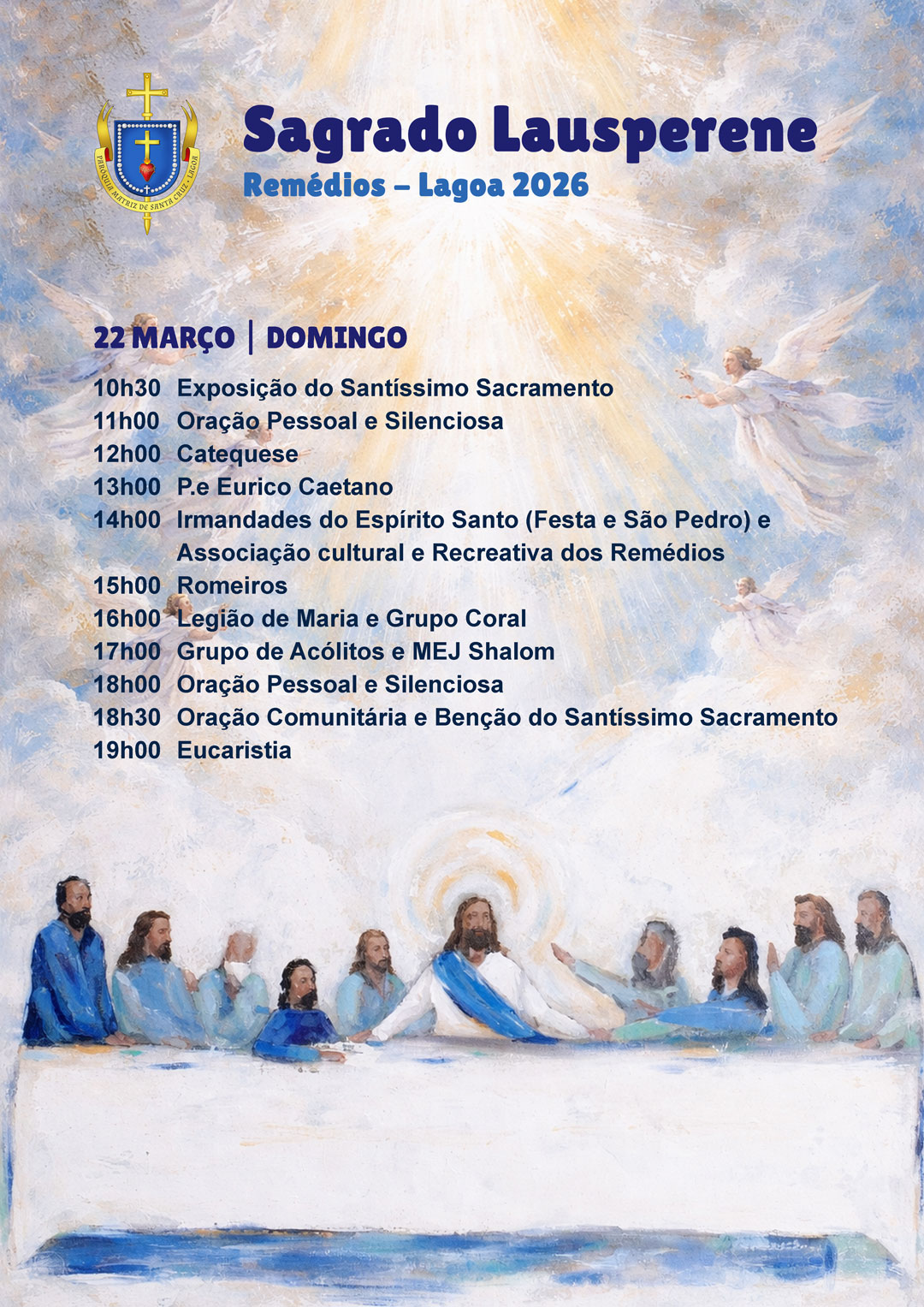 Sagrado Lausperene - Remédios 2026