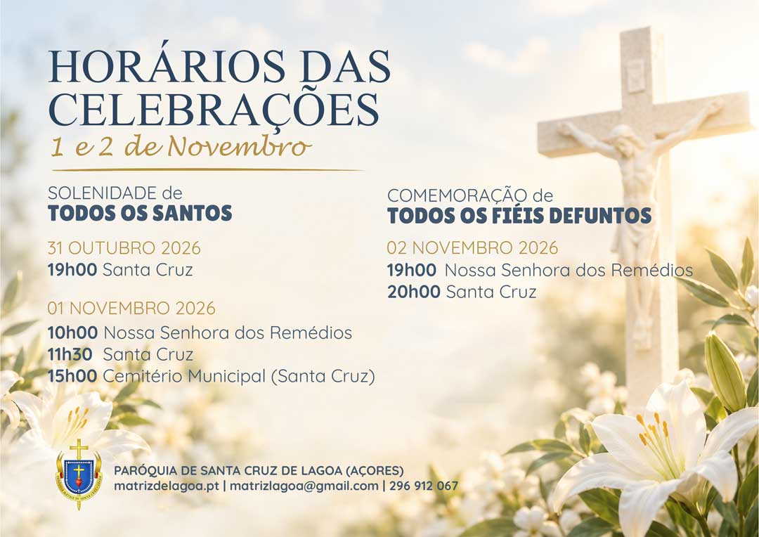 Solenidade de todos os Santos e Comemoração de todos os Fiéis Defuntos